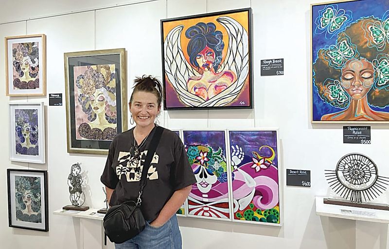 Tess' art creates a "Spark in the Dark" post image