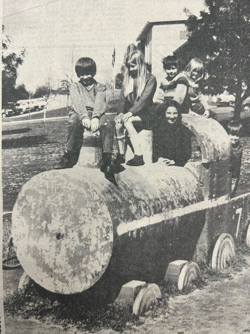 Snapshot of the past - Civic Park train post image