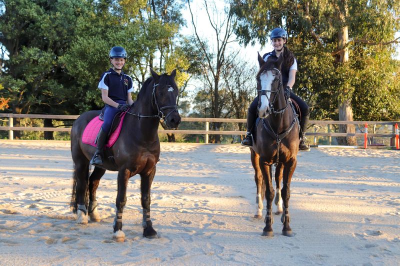 Sisters horsing around on the national stage post image
