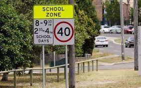 Slow down around schools post image