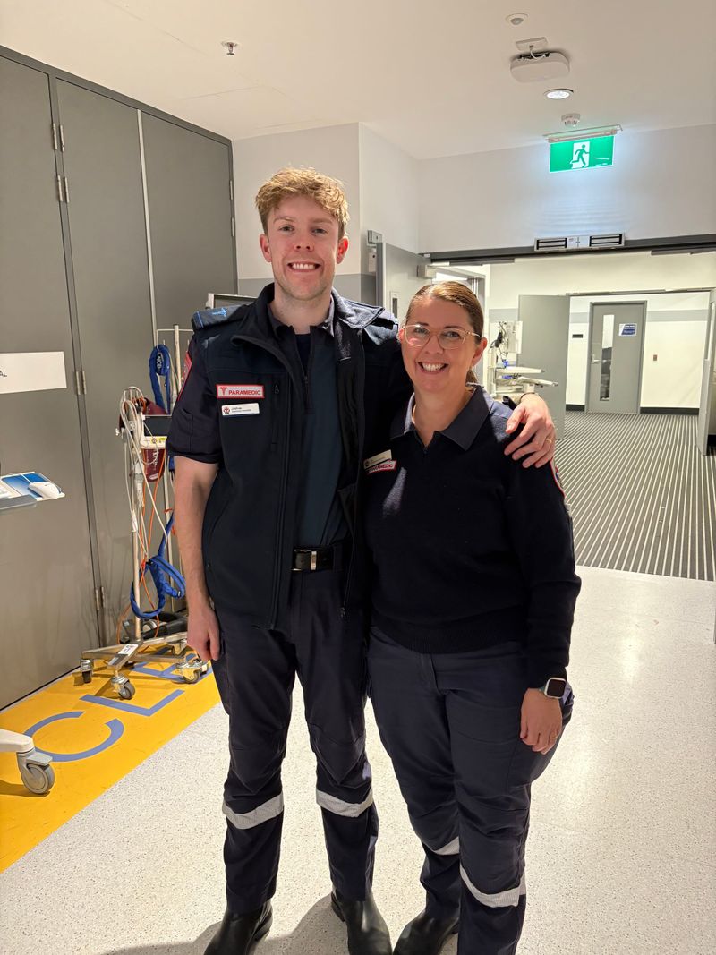 Paramedic mum inspires son to join the frontline post image