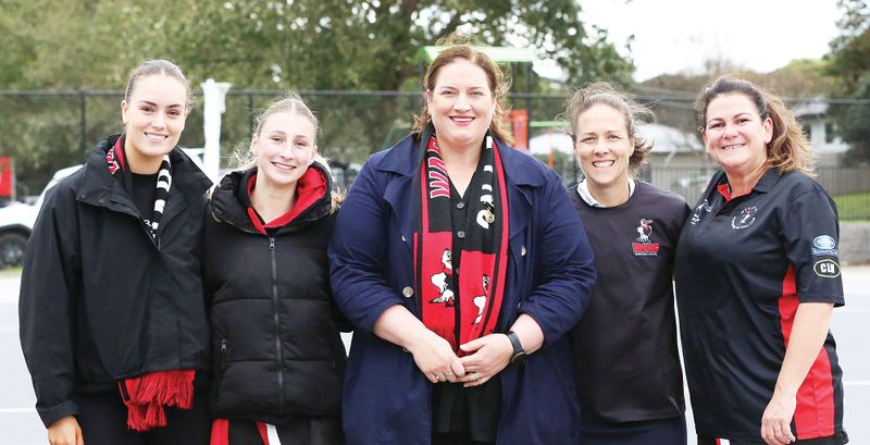 Netballers building post image