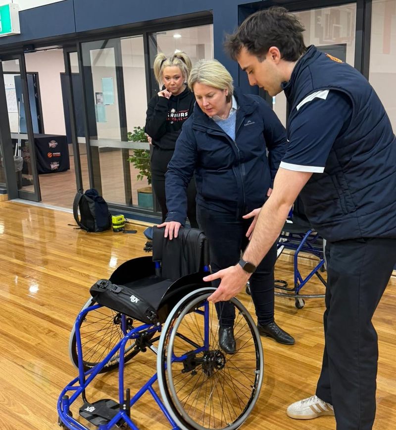 Wheelchair basketball up and running post image