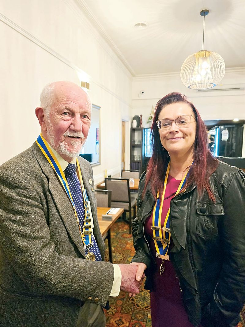 Ian returns as Rotary president post image