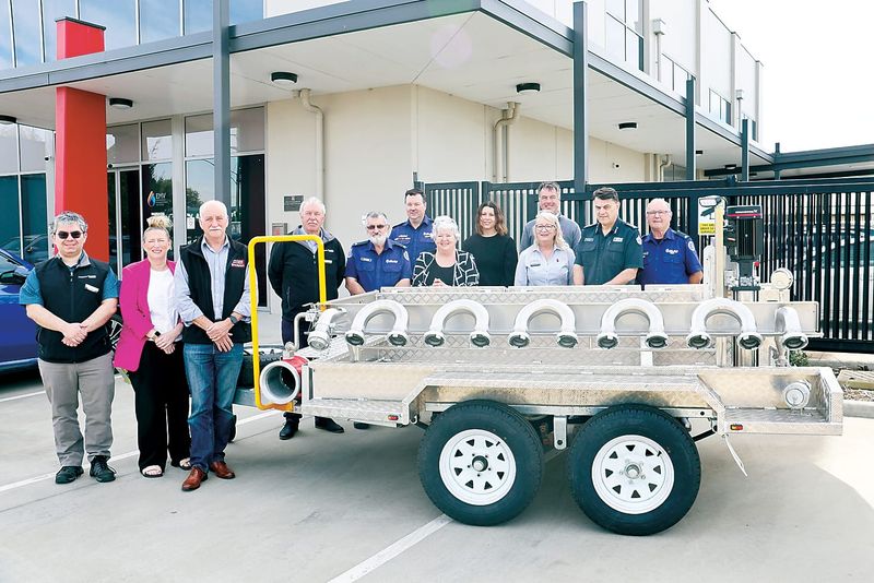 Hose testing trailer supports 43 brigades post image