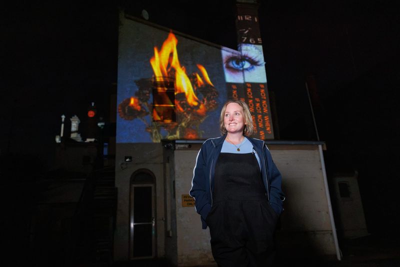 Projecting stories into public art post image