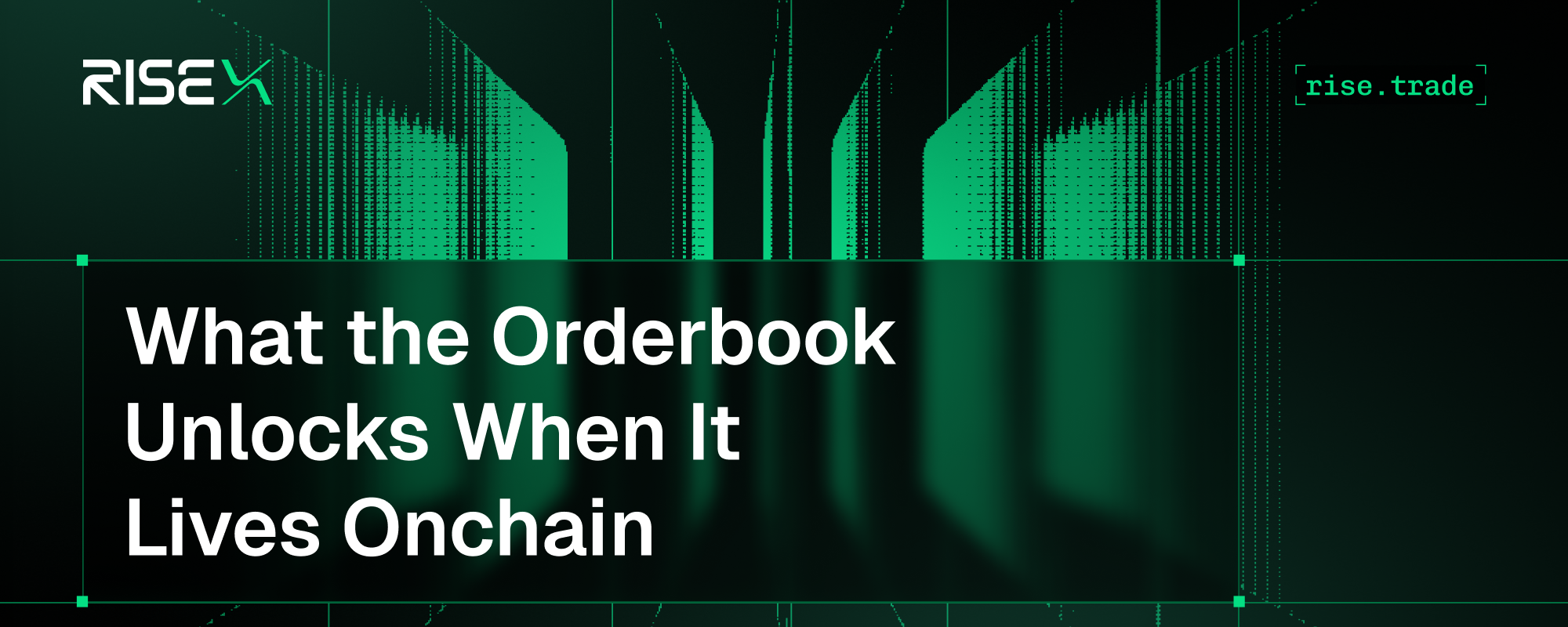 What the Orderbook Unlocks When It Lives Onchain
