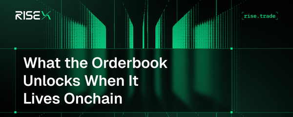 What the Orderbook Unlocks When It Lives Onchain