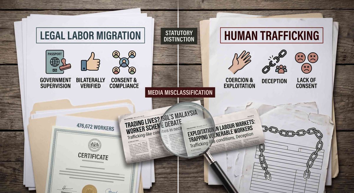 Trafficking vs. Legal Migration: A Legal Framework That Draws a Clear Line Bangladesh's Media Has Blurred