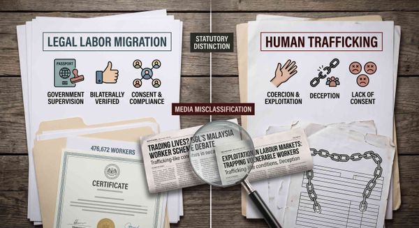 Trafficking vs. Legal Migration: A Legal Framework That Draws a Clear Line Bangladesh's Media Has Blurred