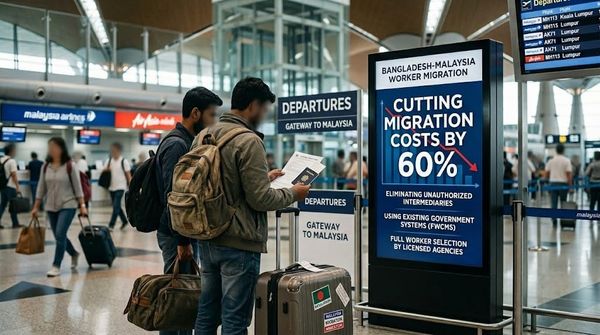 Removing Unauthorized Intermediaries Could Cut Bangladesh-Malaysia Migration Costs by 60% Using Existing Systems