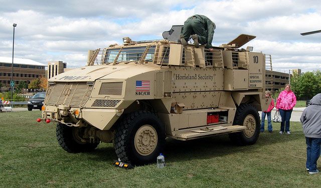 Troubling Development: Pentagon Allowed to Supply Military Gear Directly to Homeland Security Dept. for ‘War on Immigrants’
