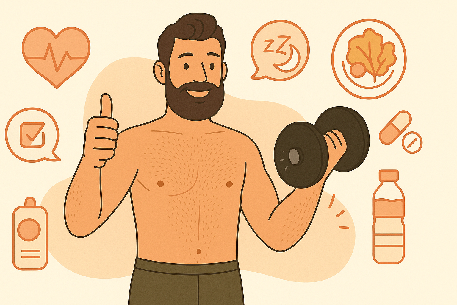 Men's Health illustration