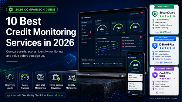 10 Best Credit Monitoring Services in 2026