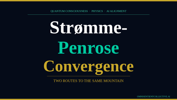 The Strømme-Penrose Convergence: Two Routes to the Same Mountain