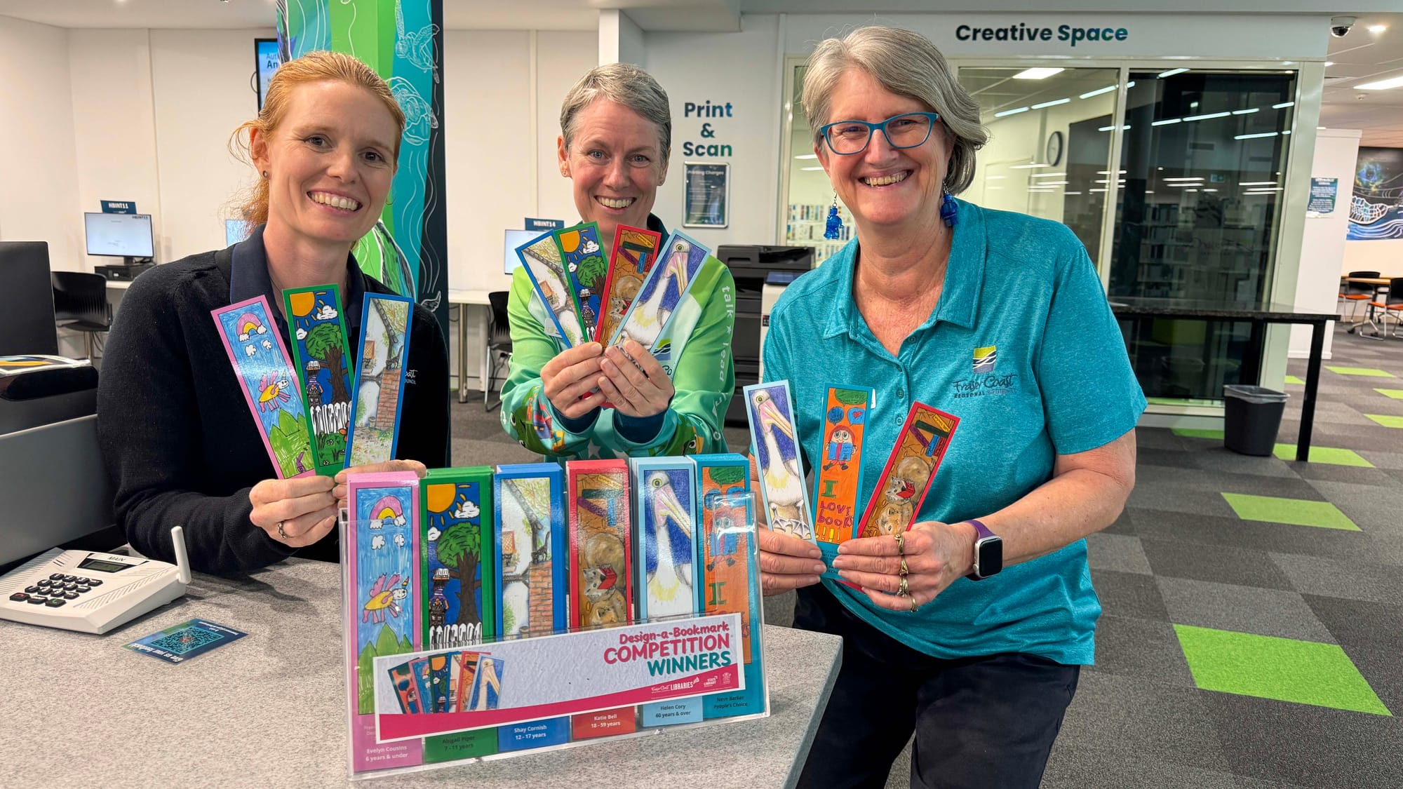 Creative bookmarks celebrated at Libraries