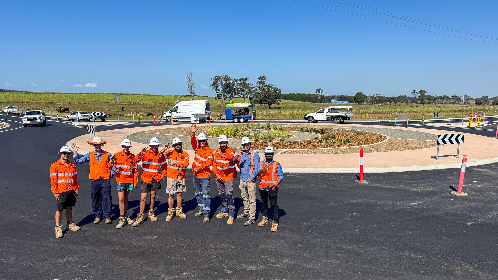 Nikenbah roundabout upgrade now complete