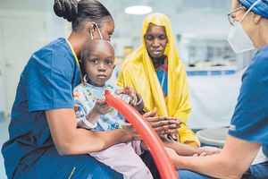 Senegal: World’s largest mercy ship treats its first surgical patient, aged 4