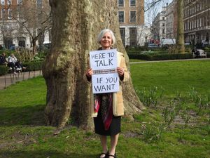 Woman convicted for holding ‘Here to talk, if you want’ sign in abortion buffer zone