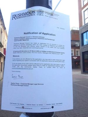 Christians take action against local council’s street preaching injunction