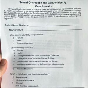 US: Hospitals in New Jersey asks for newborn babies’ sexual orientation