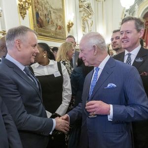 The King honours Mission Aviation Fellowship