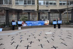 Nigeria: Vigil held outside the UN for persecuted Christians