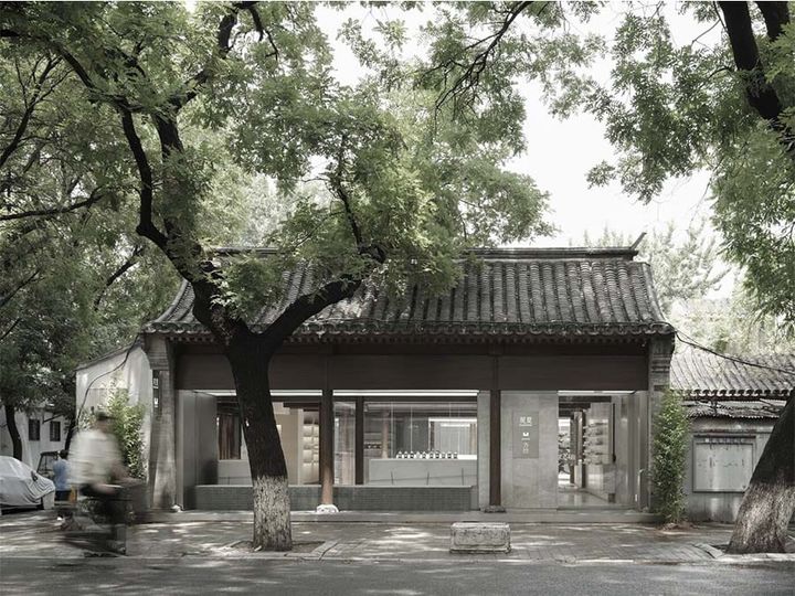 중국 로컬 향수 브랜드 관샤(tosummer)의 매장 외관