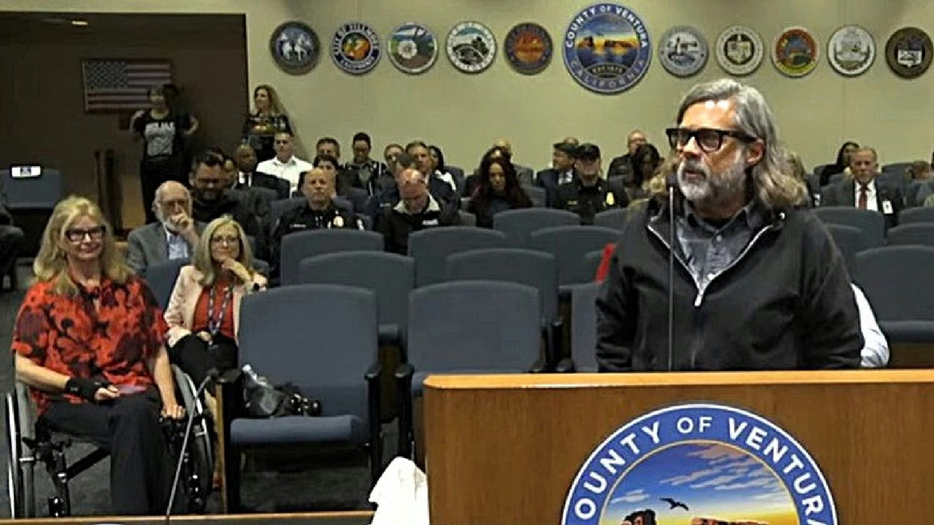 Bob Huber's son, Todd, told the board of supervisors his father's commitment to mental health was not abstract. 