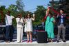 Ribbon cut as new stage hosts summer concerts