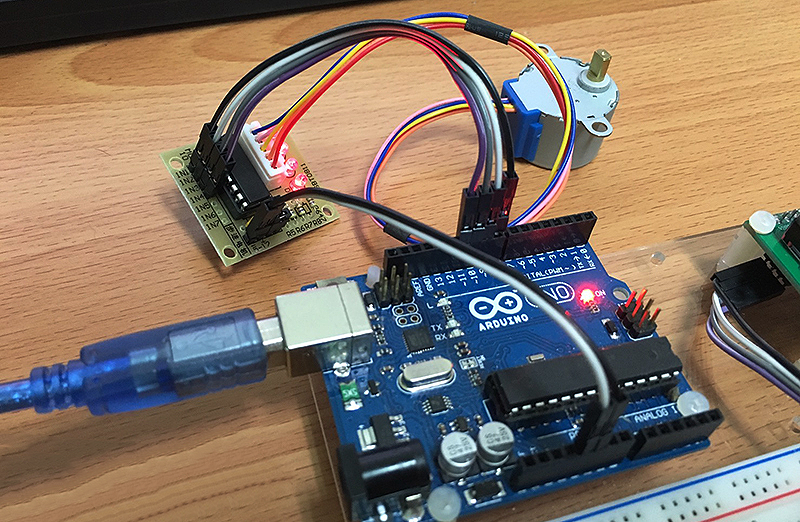 [Arduino範例] ULN2003驅動板+28BYJ-48步進馬達