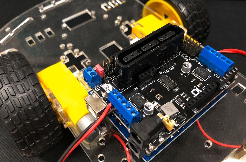 PS2無線手把馬達驅動板，馬達控制篇