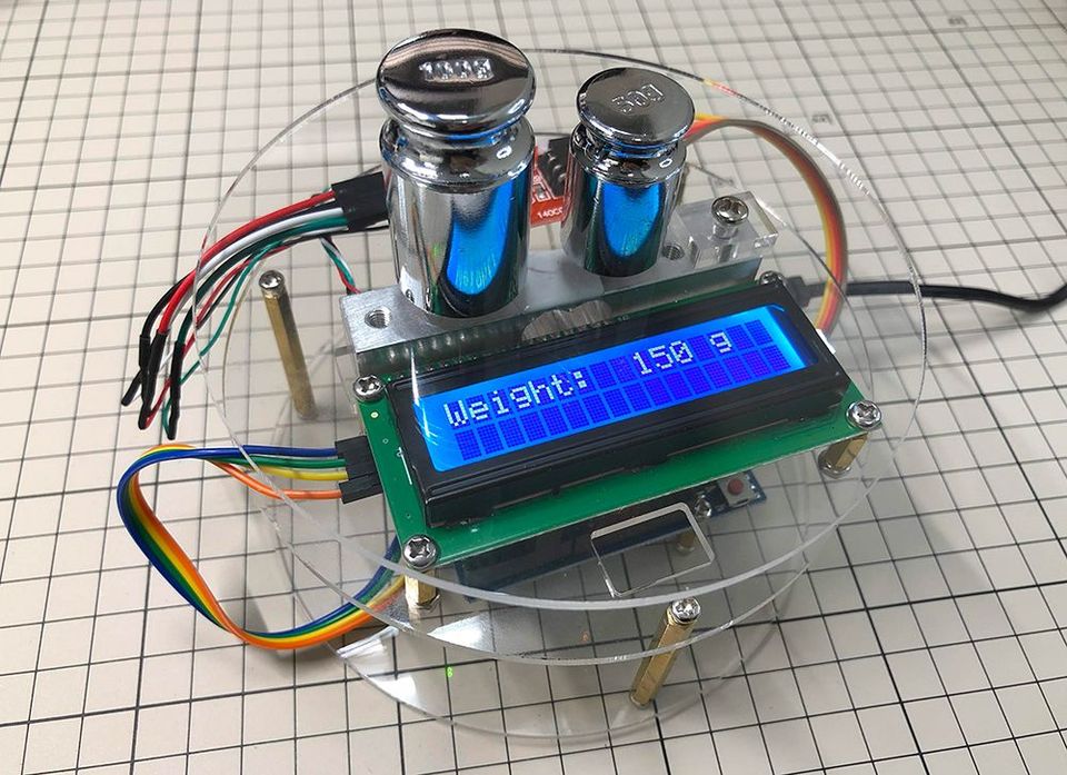Arduino HX711電子秤完整範例
