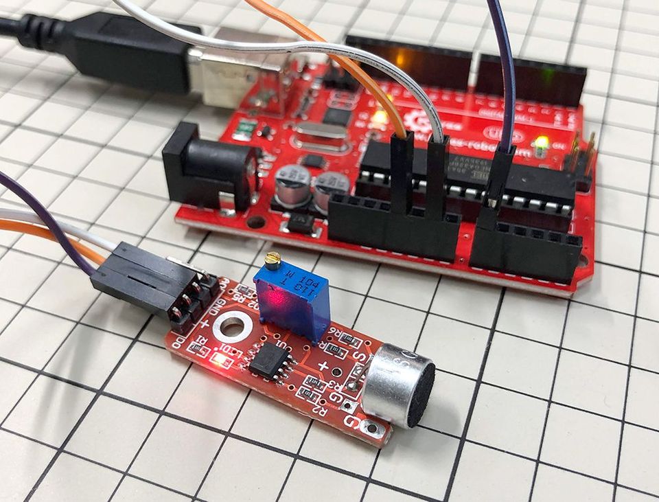[Arduino範例] 聲音感測模組