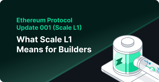 Inside Ethereum Protocol Update 001: What Scale L1 Means for Builders