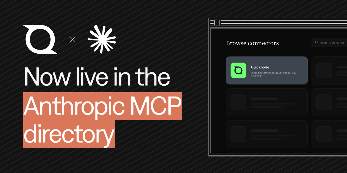 Quicknode Is Now an Official Connector in the Anthropic MCP Directory