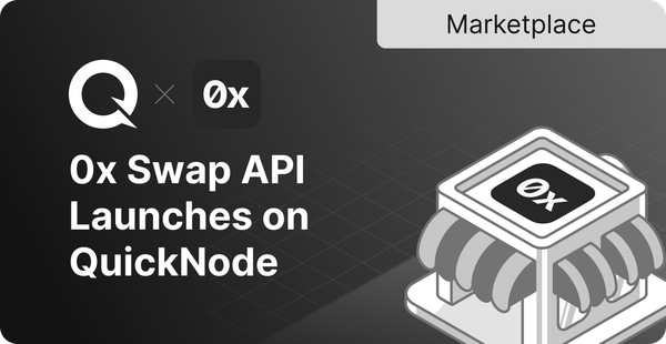 0x Swap API Launches on the QuickNode Marketplace