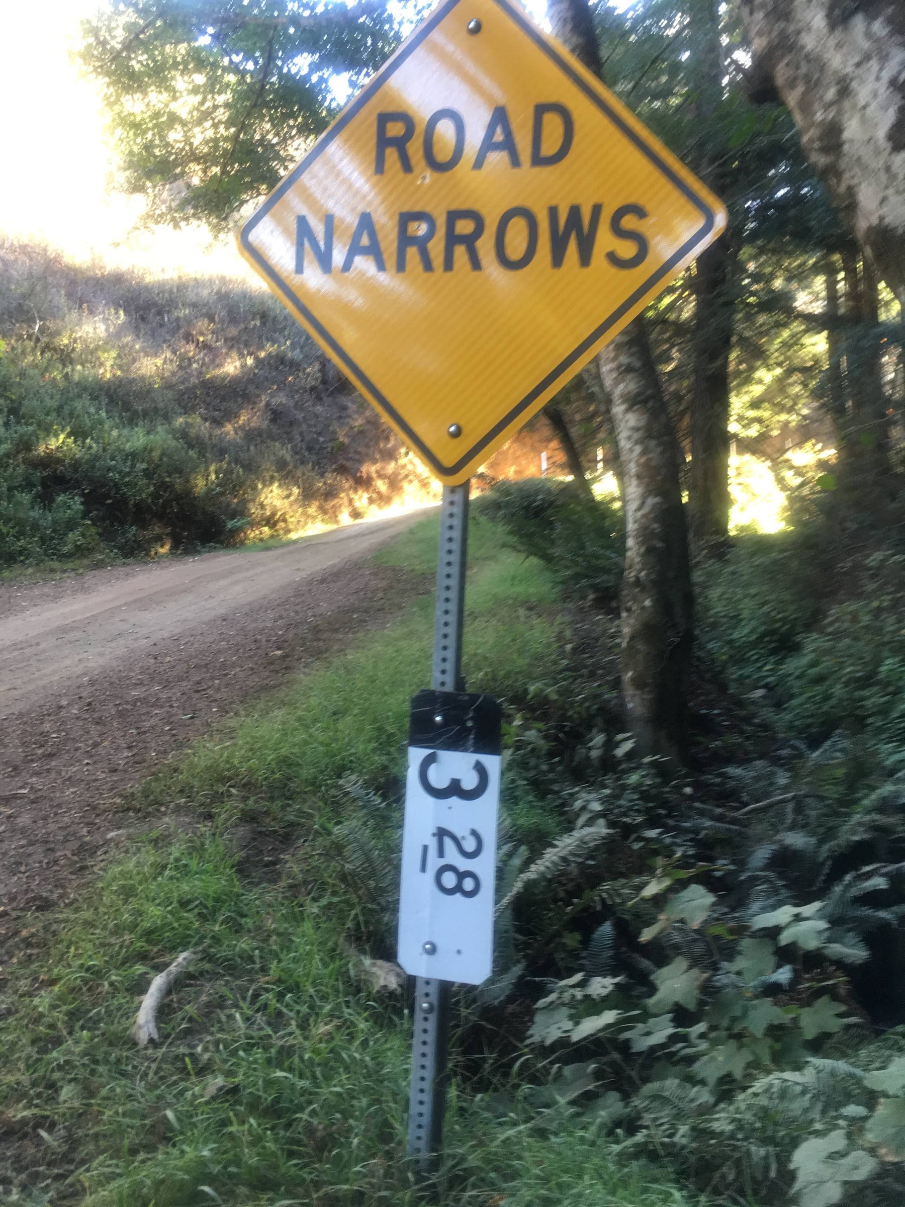 Mile marker 3.28