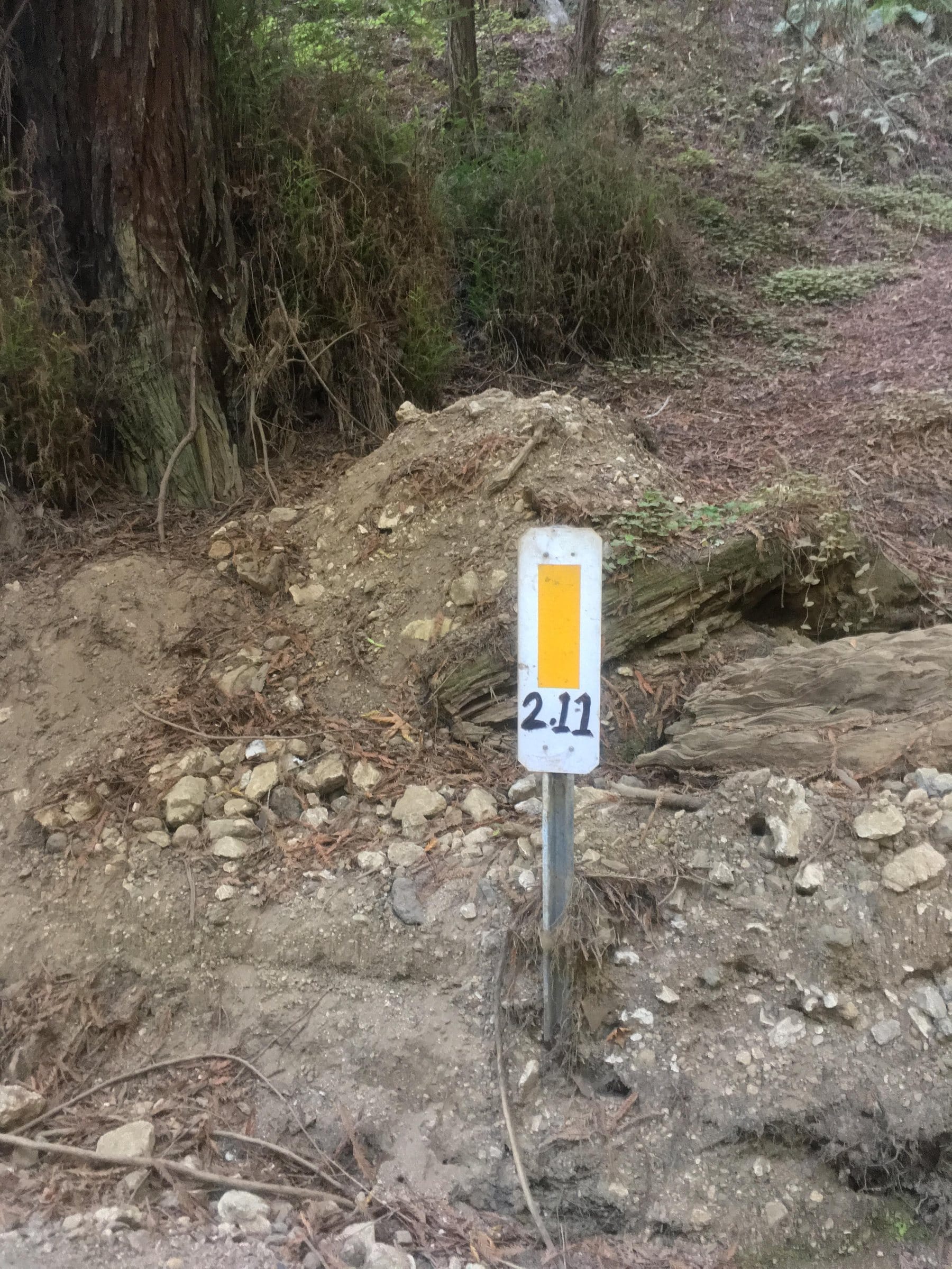 Mile marker 2.11