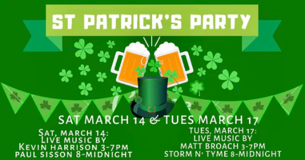 Red Shamrock St. Patrick's Day Party