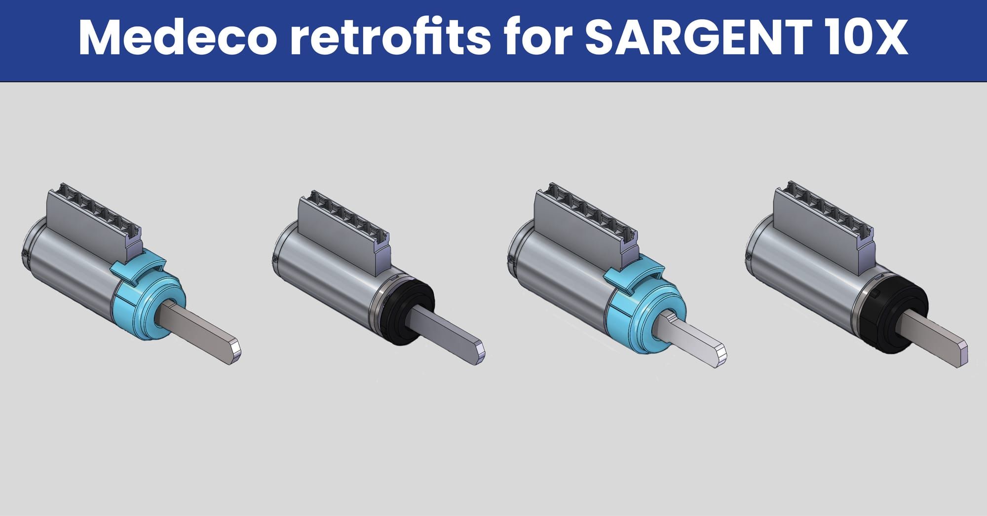 Medeco retrofit solutions for SARGENT 10X