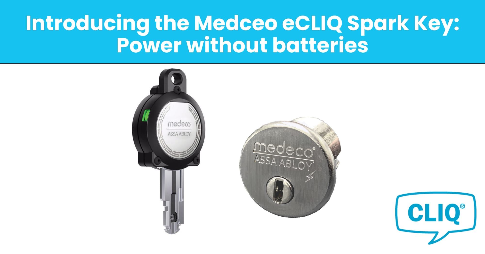 Introducing the Medeco eCLIQ® Spark Key: Power Without Batteries