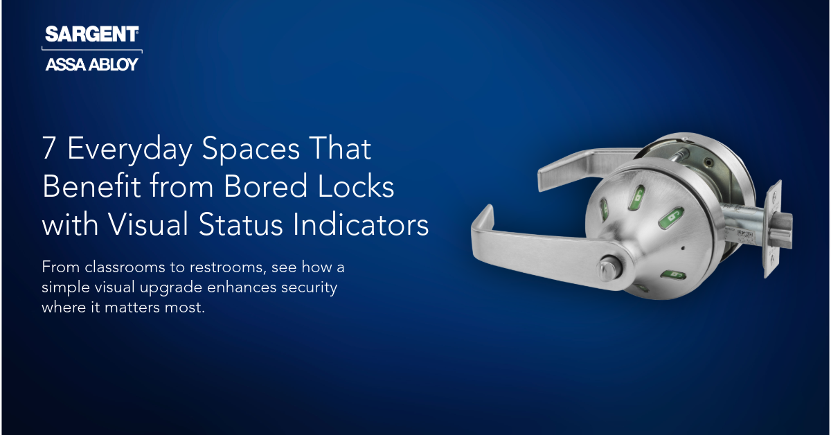 7 Everyday Spaces That Benefit from Bored Locks with Visual Status Indicators