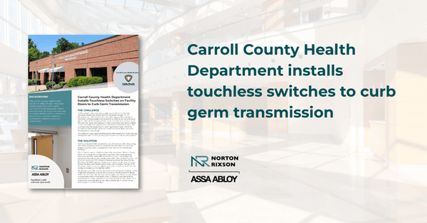 Carroll County Health Department Installs Touchless Switches on Facility Doors to  Curb Germ Transmission