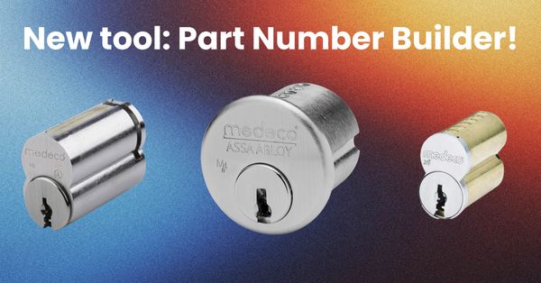 Introducing the new Medeco Part Number Builder
