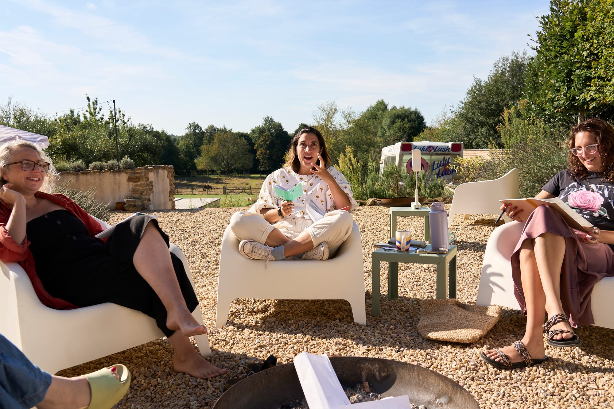 Lucy mentoring in Provence