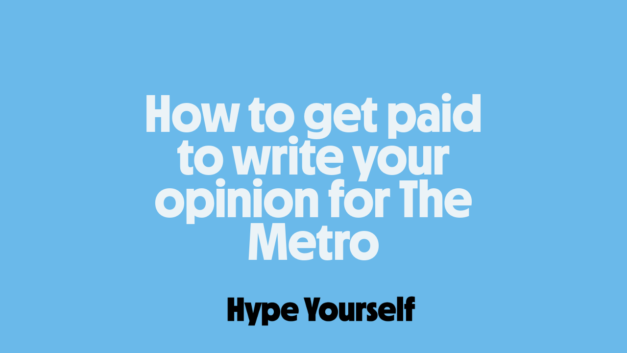 💵 Get paid for your real life story & opinion at Metro