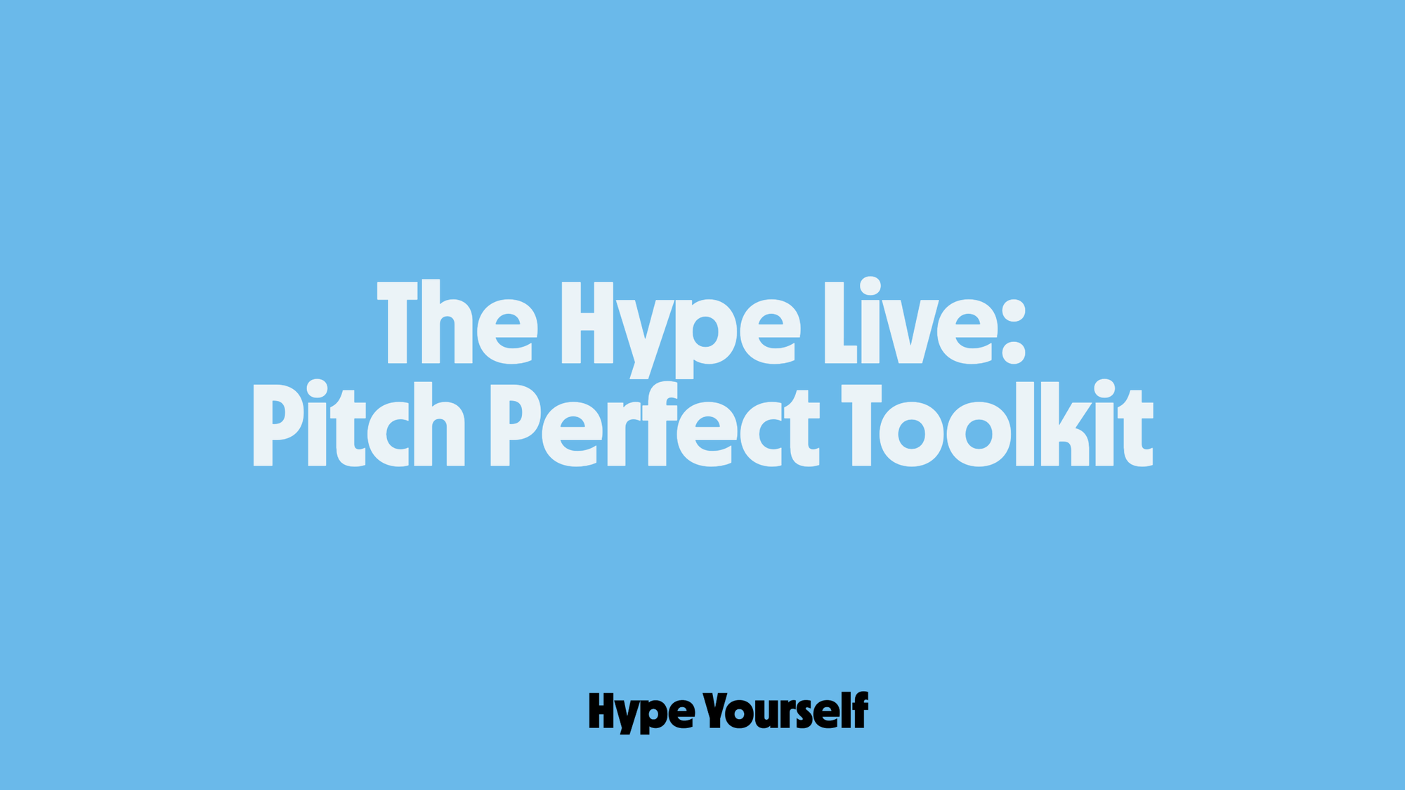 The Pitch Perfect live class replay (plus what to do next)