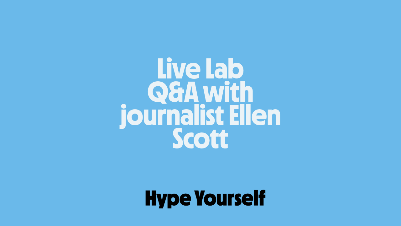 How to pitch to press with journalist Ellen Scott