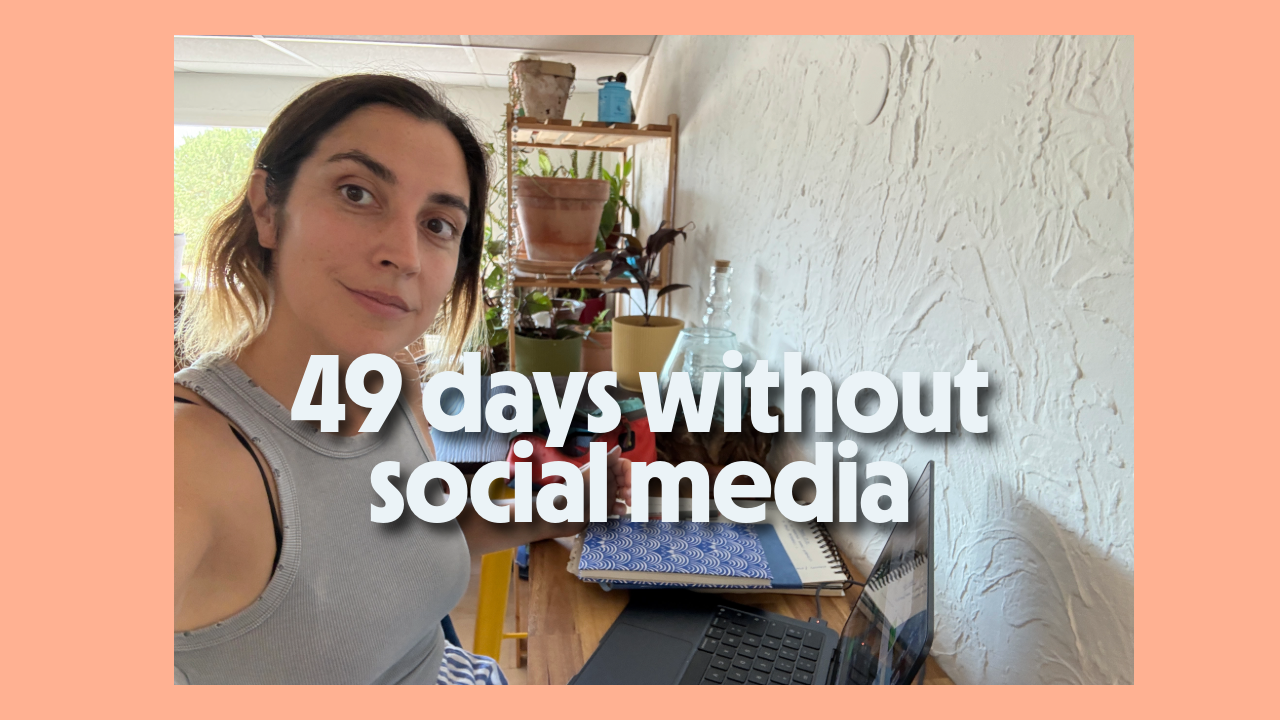 Lucy's Corner: 49 days without social media